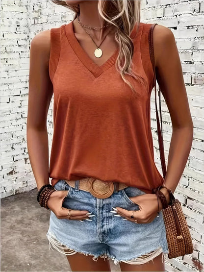 V-Neck Tank - Tigbul's Variety Fashion Shop