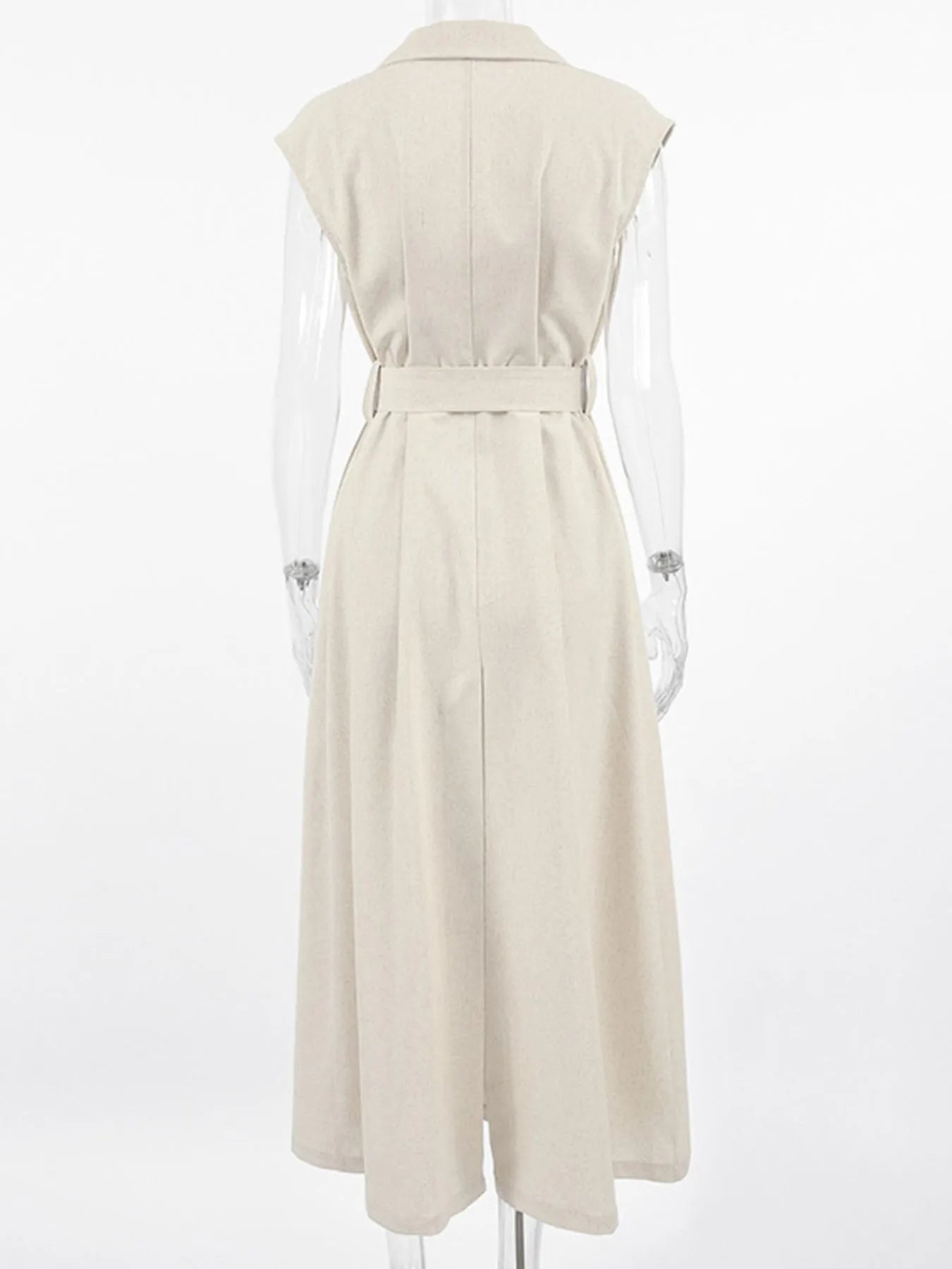 Tie Waist Cap Sleeve Maxi Dress - Tigbul's Variety Fashion Shop