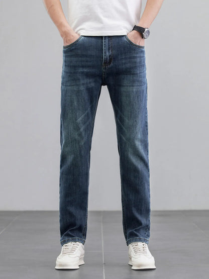 Men's Straight Leg Wash Jeans - Tigbul's Variety Fashion Shop
