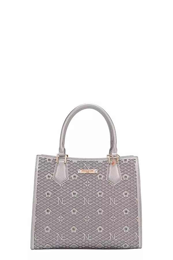 Nicole Lee USA Structured Tote Bag - Tigbul's Variety Fashion Shop