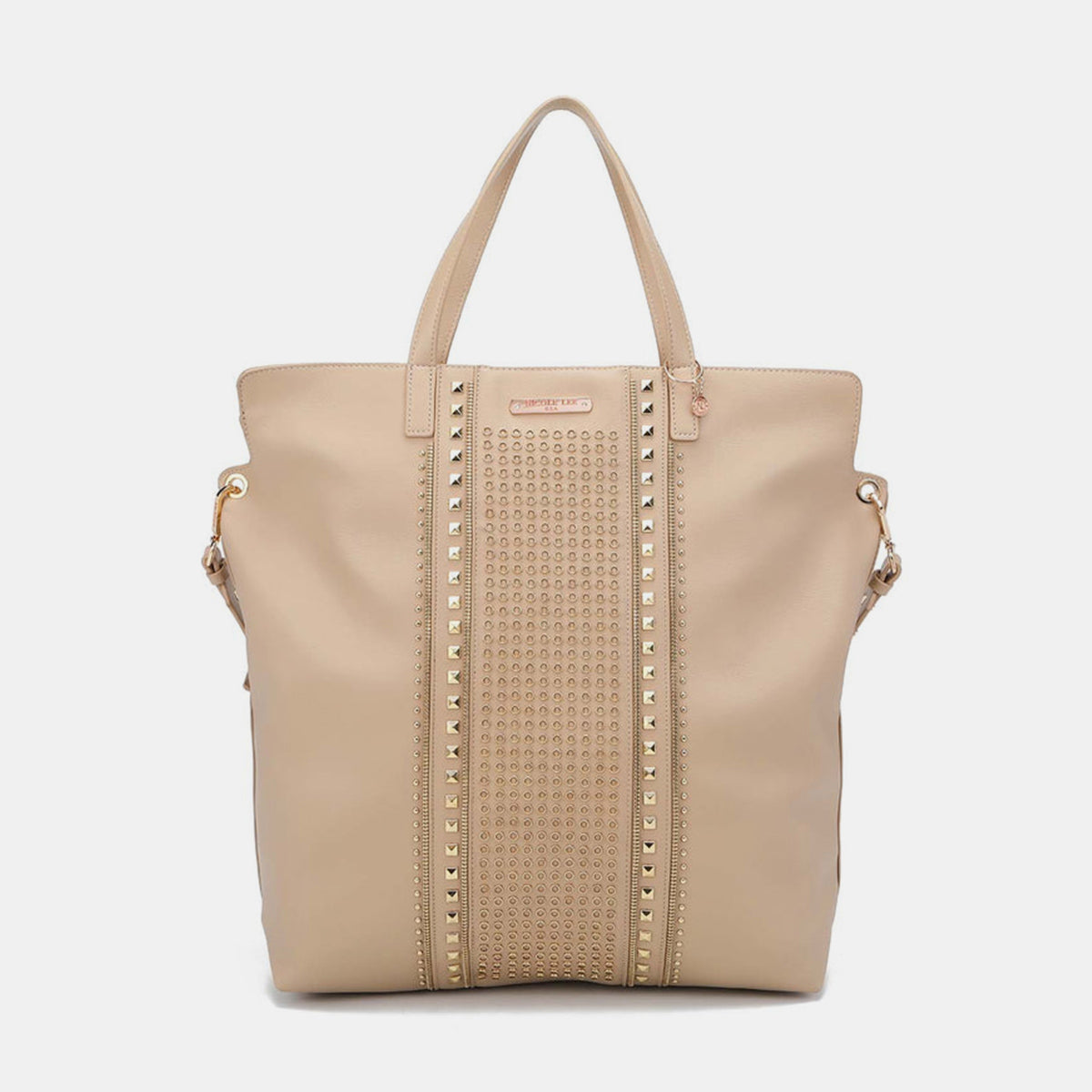 Nicole Lee USA Studded Large Tote Bag - Tigbul's Variety Fashion Shop