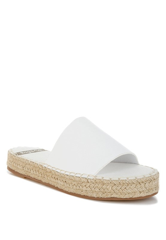 Scalar Genuine Soft Leather Espadrille Flatforms - Tigbul's Variety Fashion Shop