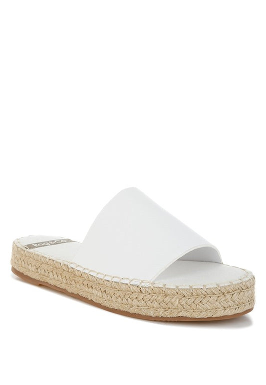 Scalar Genuine Soft Leather Espadrille Flatforms - Tigbul's Variety Fashion Shop