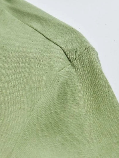 Men's Plus Size Button Detail Long Sleeve Blouse - Tigbul's Variety Fashion Shop