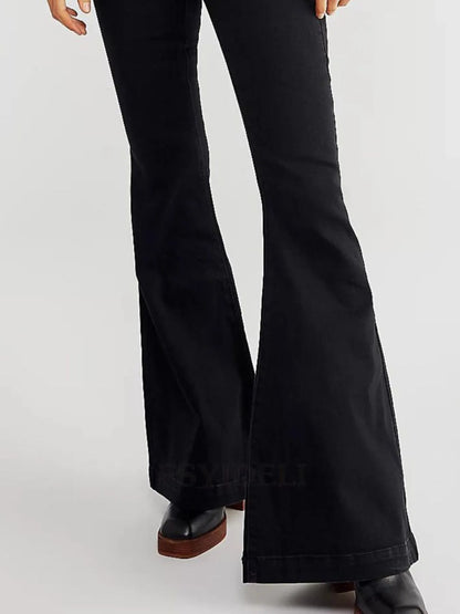 High Waist Flare Jeans - Tigbul's Variety Fashion Shop