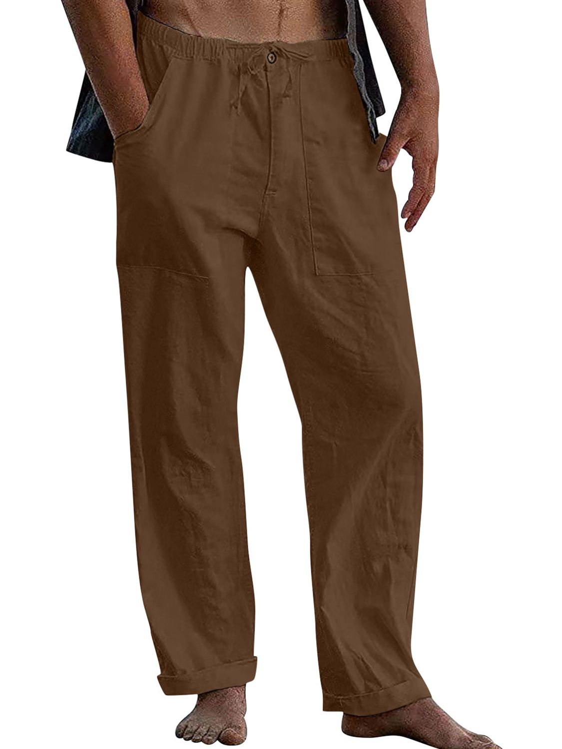Men's Full Size Loose Fit Pants Plus Size - Tigbul's Variety Fashion Shop