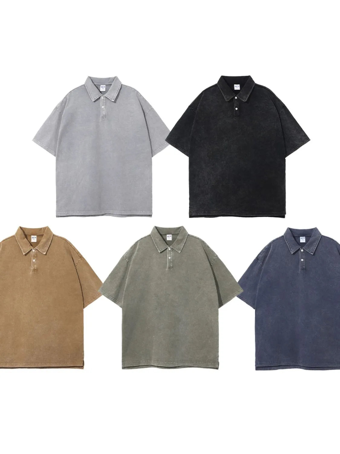 Men's Collared Neck Half Sleeve Polo - Tigbul's Variety Fashion Shop