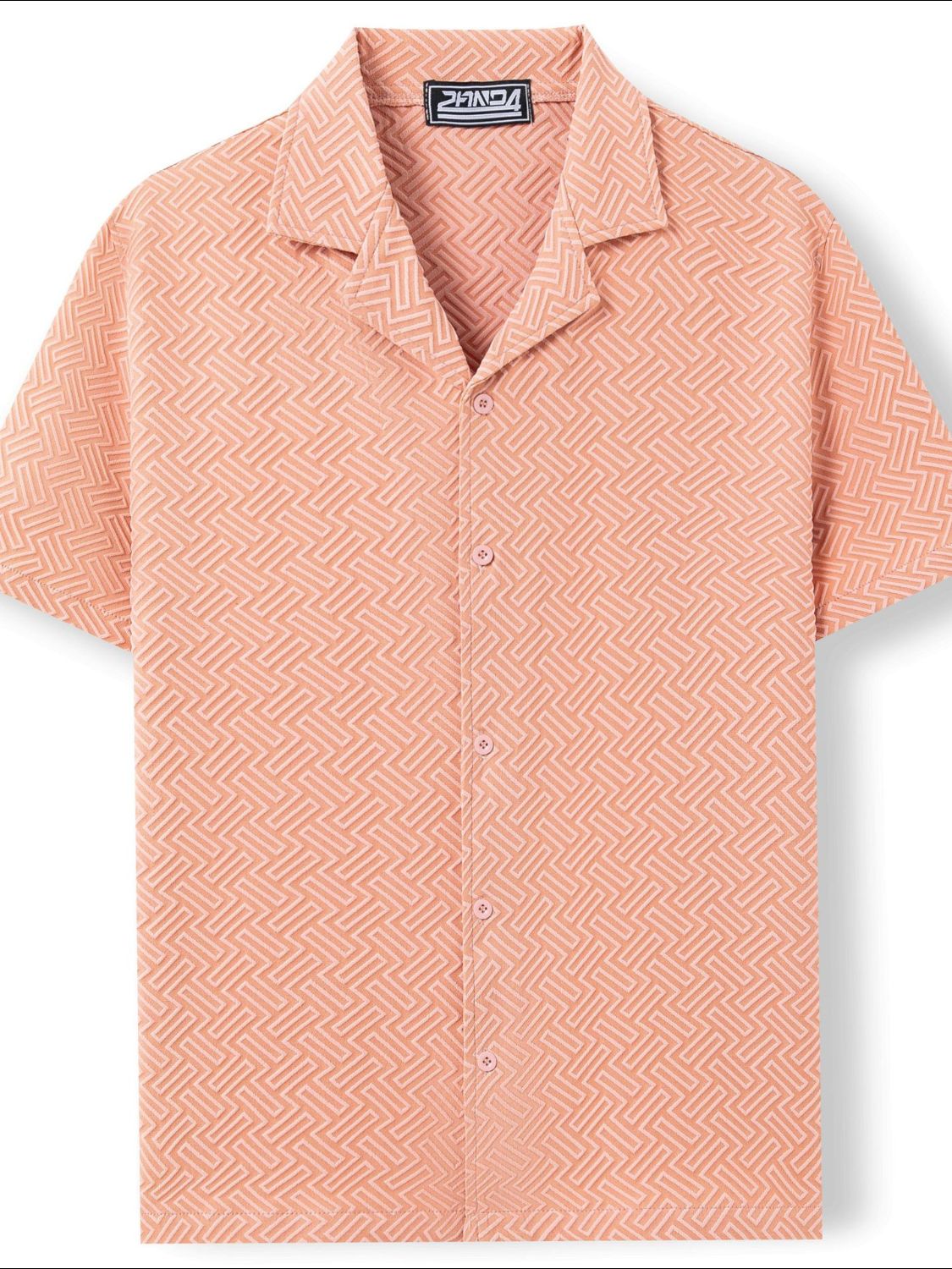 Men's Plus Size Button Down Short Sleeve Shirt - Tigbul's Variety Fashion Shop