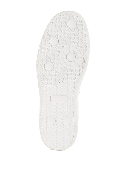 Bostonia Real Genuine Leather Casual Sneakers - Tigbul's Variety Fashion Shop