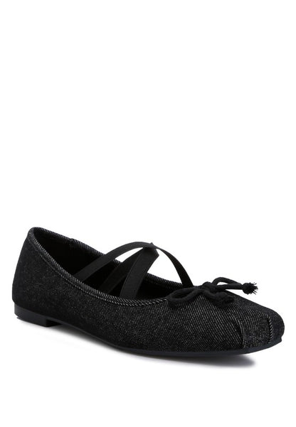 Arimer Criss Cross Strap Ballet Flats - Tigbuls Variety Fashion