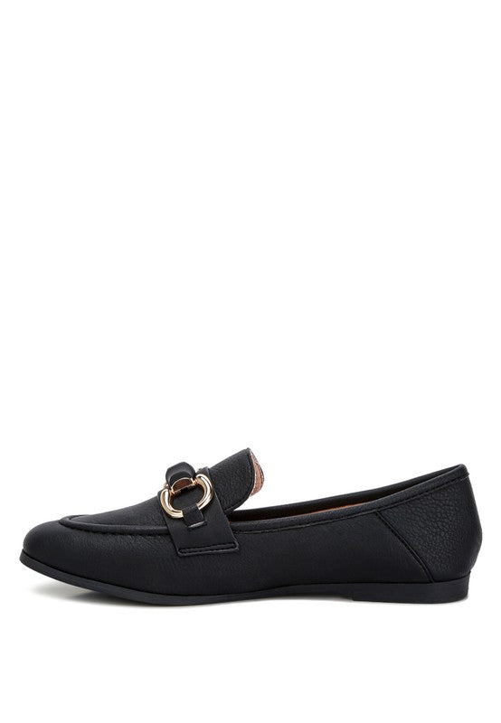 Asher Horsebit Embellished Raffia Loafers - Tigbuls Variety Fashion