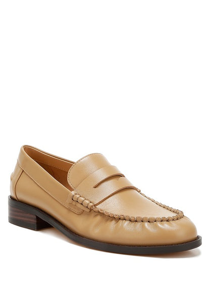 Plavia Genuine Leather Loafers - Tigbul's Variety Fashion Shop