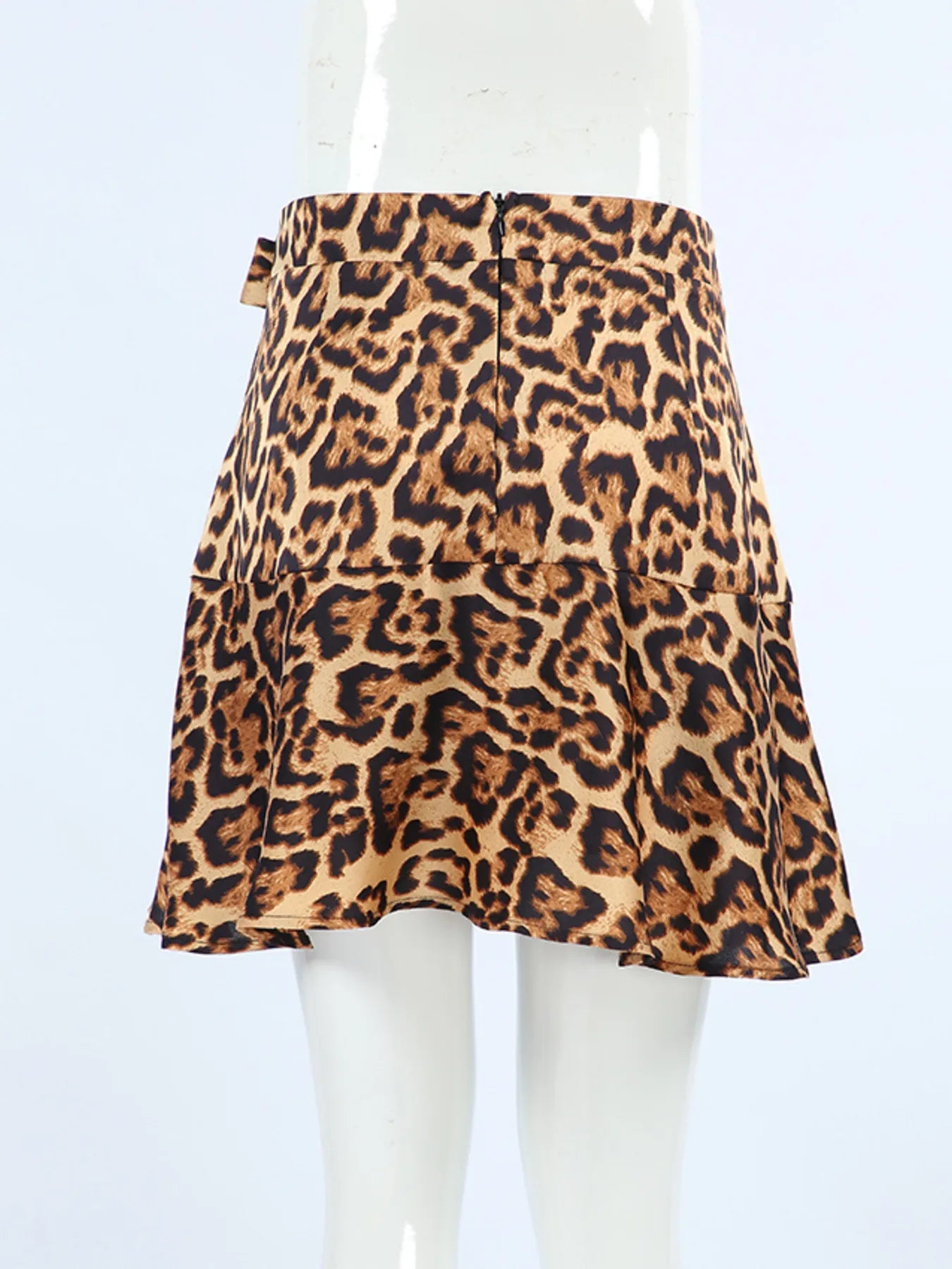 Leopard Print Mini Skirt - Tigbul's Variety Fashion Shop