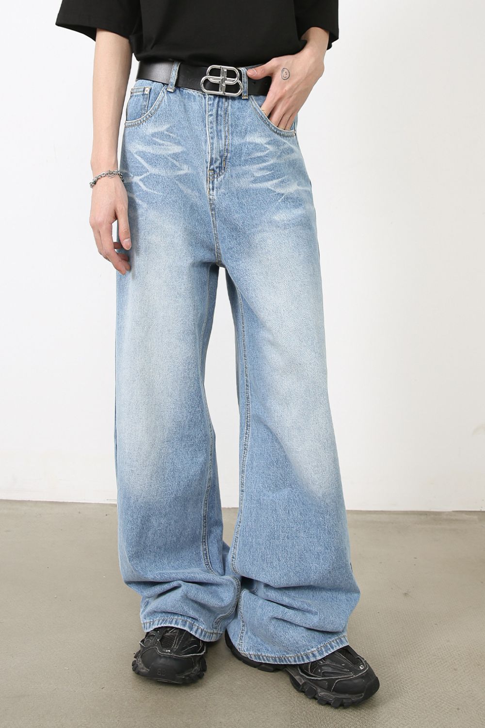 Men's Wide Leg Jeans - Tigbul's Variety Fashion Shop