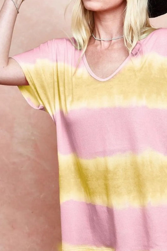 Tiedye Printed Hacci Knit Top - Tigbul's Variety Fashion Shop