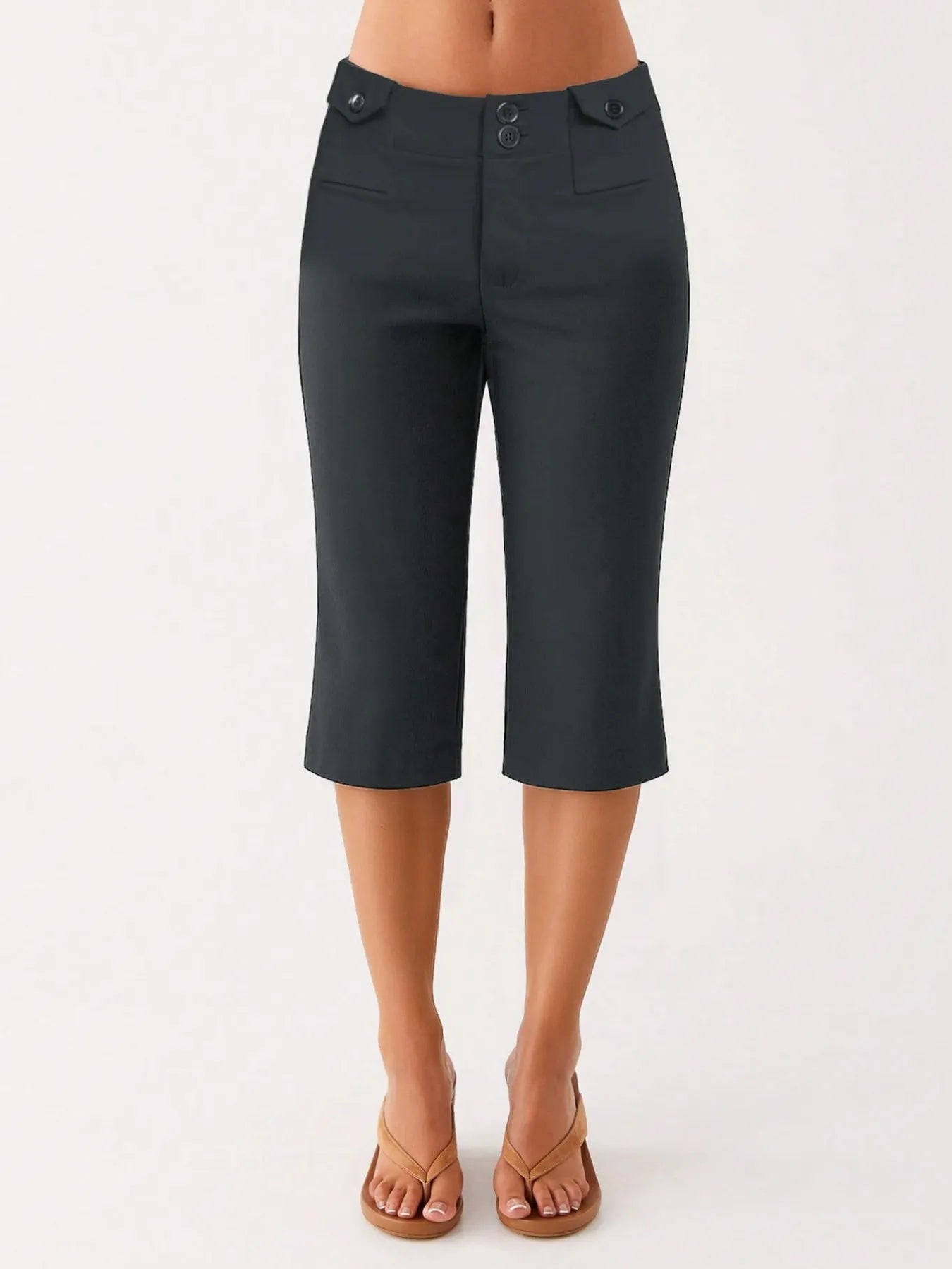 High-Waisted Shorts - Tigbul's Variety Fashion Shop