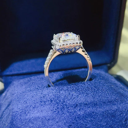 5 Carat Moissanite 925 Sterling Silver Ring - Tigbul's Variety Fashion Shop