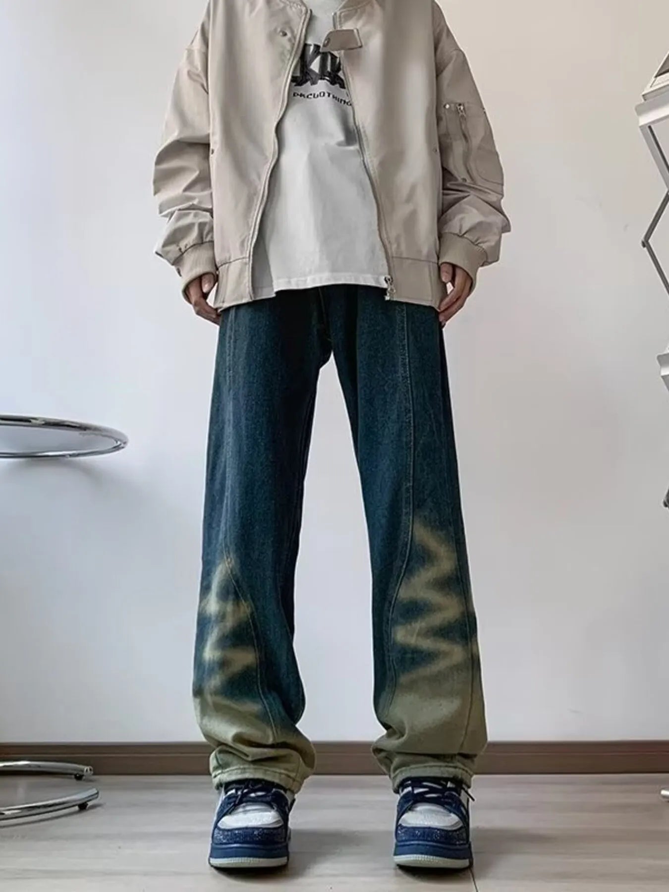 Men's Full Size Wide Leg Jeans Plus Size - Tigbul's Variety Fashion Shop