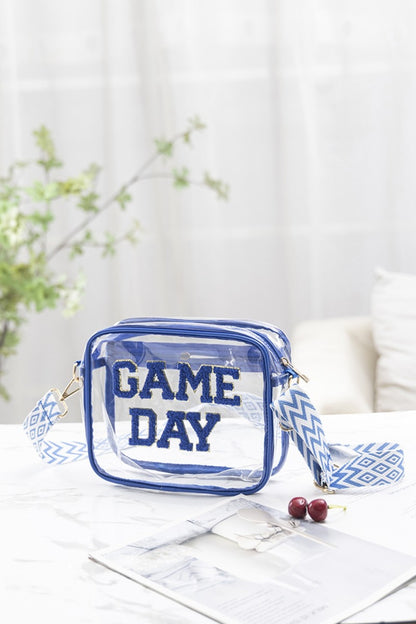 Zenana GAME DAY Stadium Approved Transparent Crossbody Bag - Tigbul's Variety Fashion Shop