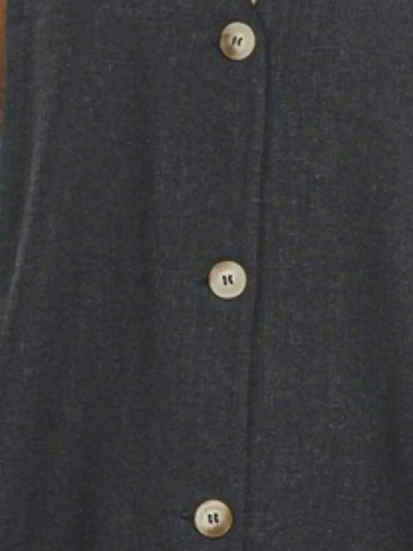 Zenana Side Slit Button-Front Vest - Tigbul's Variety Fashion Shop