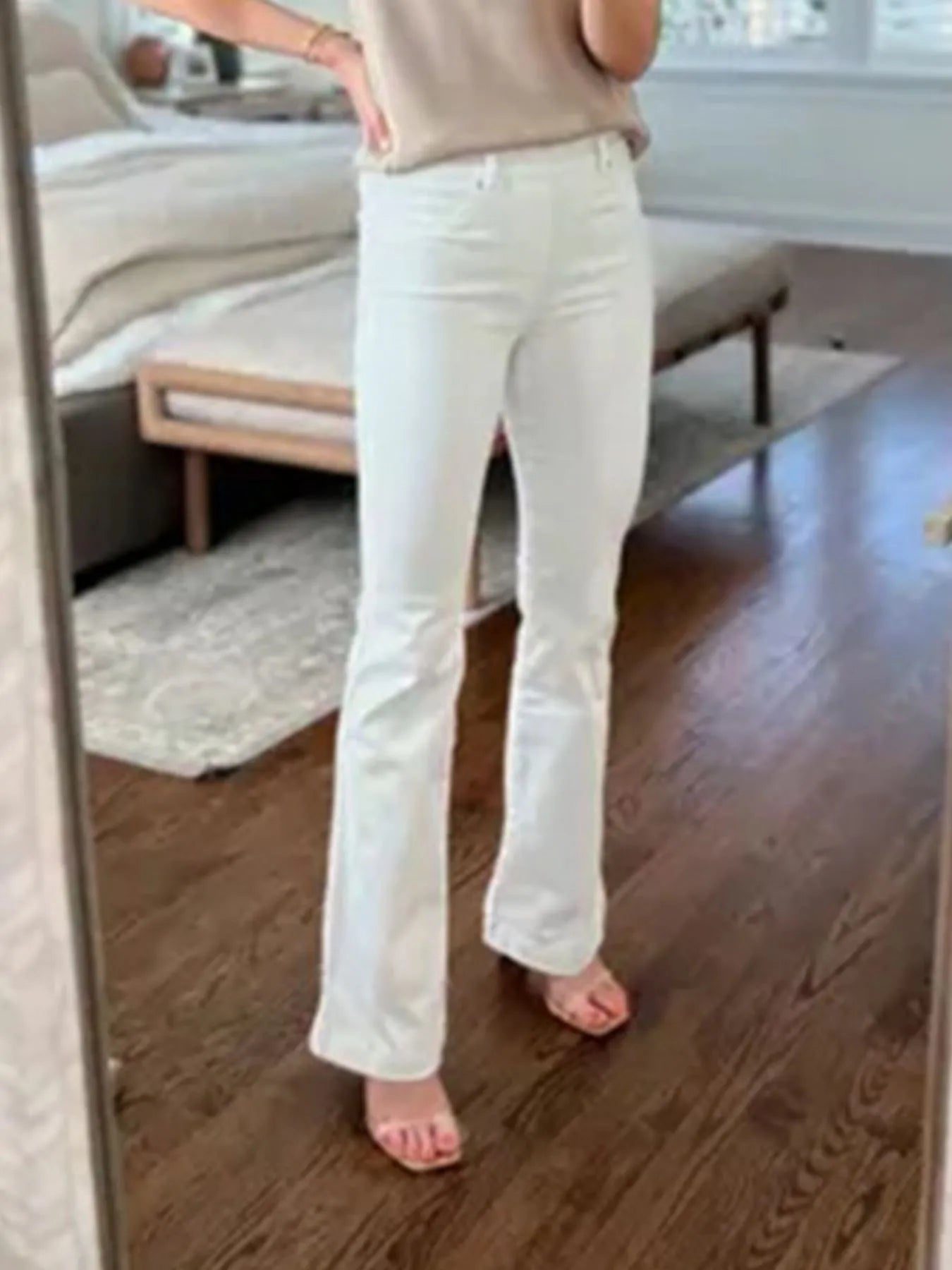 Full Size High-Waisted Flare Jeans Plus Size - Tigbul's Variety Fashion Shop