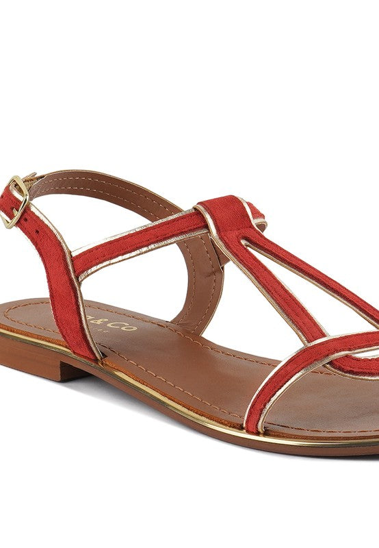 Rag & Co Feodora Flat Slip On Sandals - Tigbuls Variety Fashion