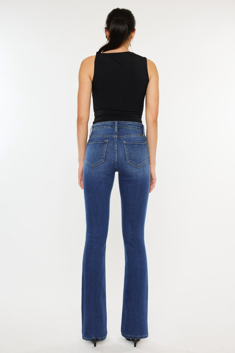 Kancan High Rise Slim Bootcut Jeans - Tigbul's Variety Fashion Shop