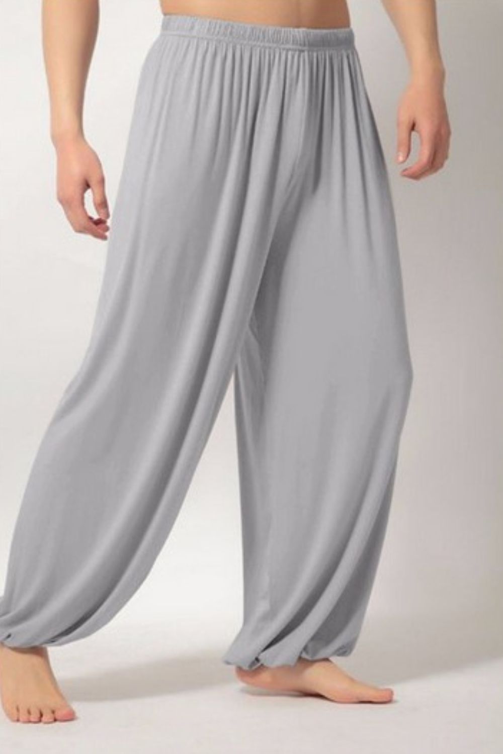 Men's Full Size Elastic Waist Pants Plus Size - Tigbul's Variety Fashion Shop
