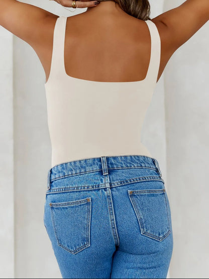 Solid Color Wide Strap Cami - Tigbul's Variety Fashion Shop