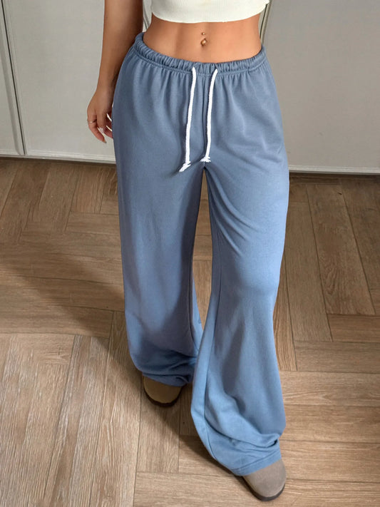 Drawstring Wide Leg Pants - Tigbul's Variety Fashion Shop