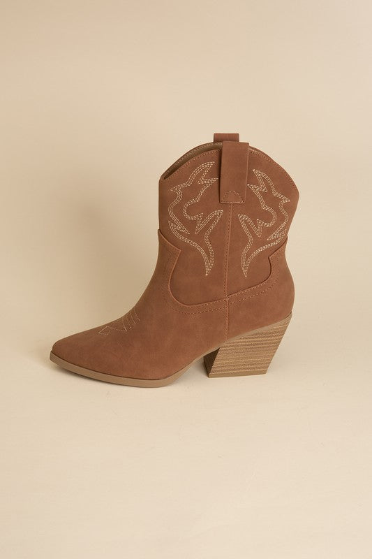 Women's Above Ankle Western Boots  - Tigbuls Variety Fashion