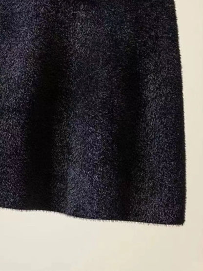 Plush Knit Mini Skirt - Tigbul's Variety Fashion Shop