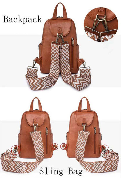 Alba Convertible Backpack Sling - Tigbul's Variety Fashion Shop