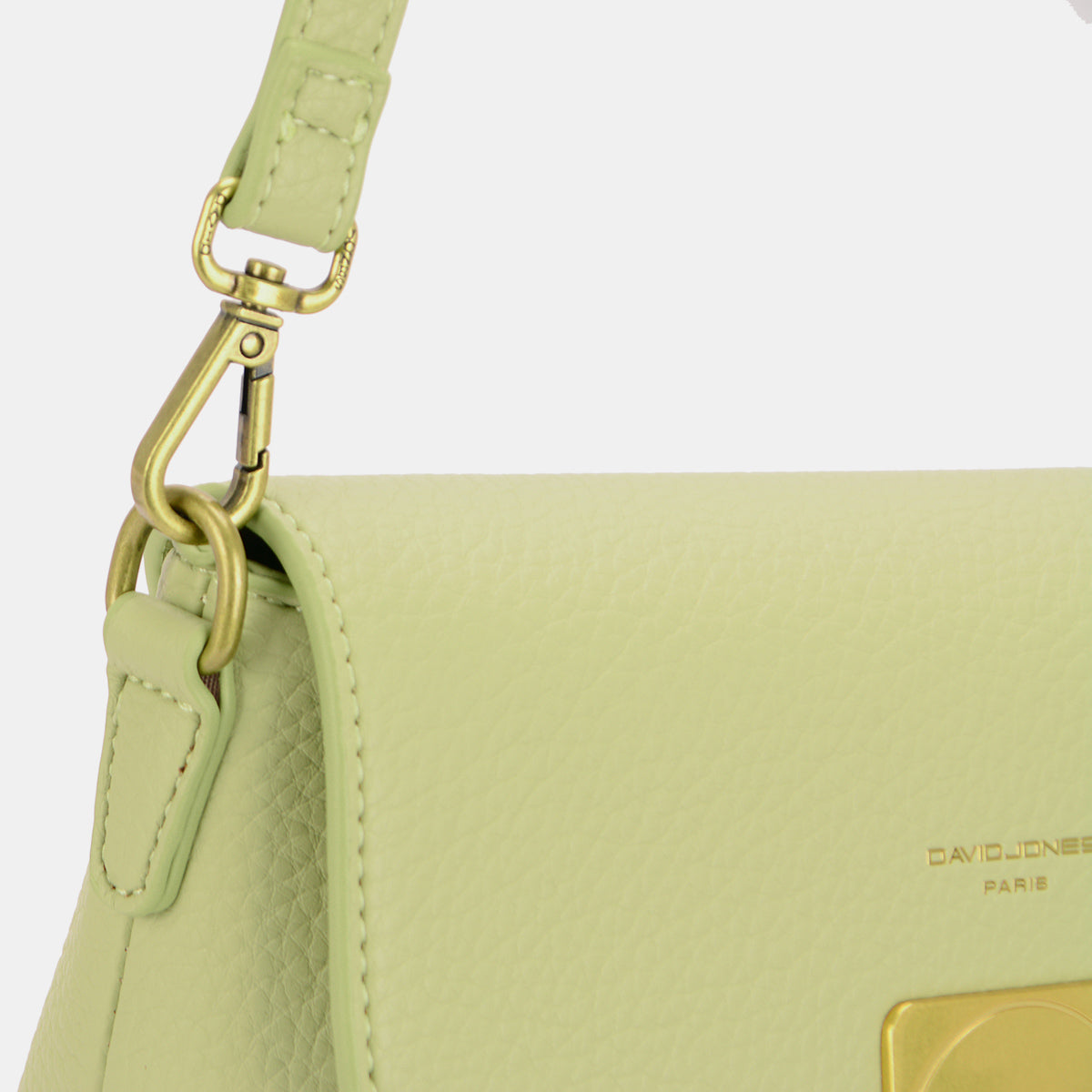 David Jones PU Leather Crossbody Bag - Tigbul's Variety Fashion Shop