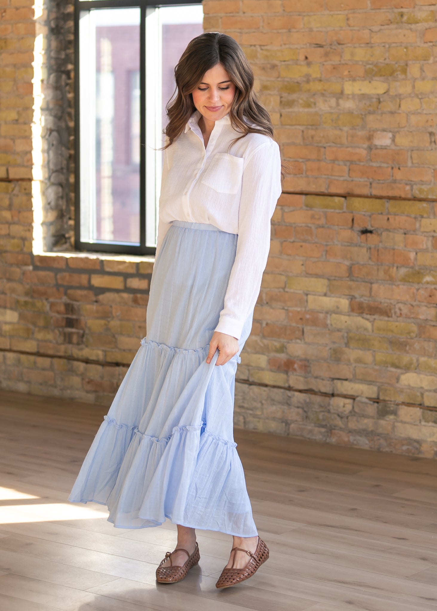 Bailey Cotton Gauze Button Down Top - Tigbul's Variety Fashion Shop