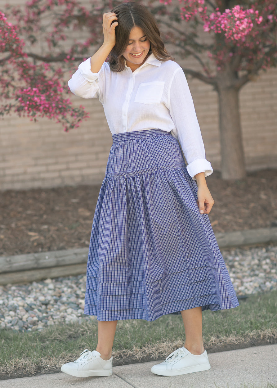 Bailey Cotton Gauze Button Down Top