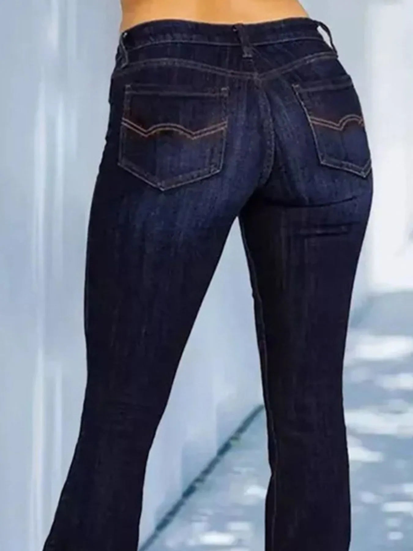 Full Size Wash Flare Jeans with Pockets Plus Size - Tigbul's Variety Fashion Shop