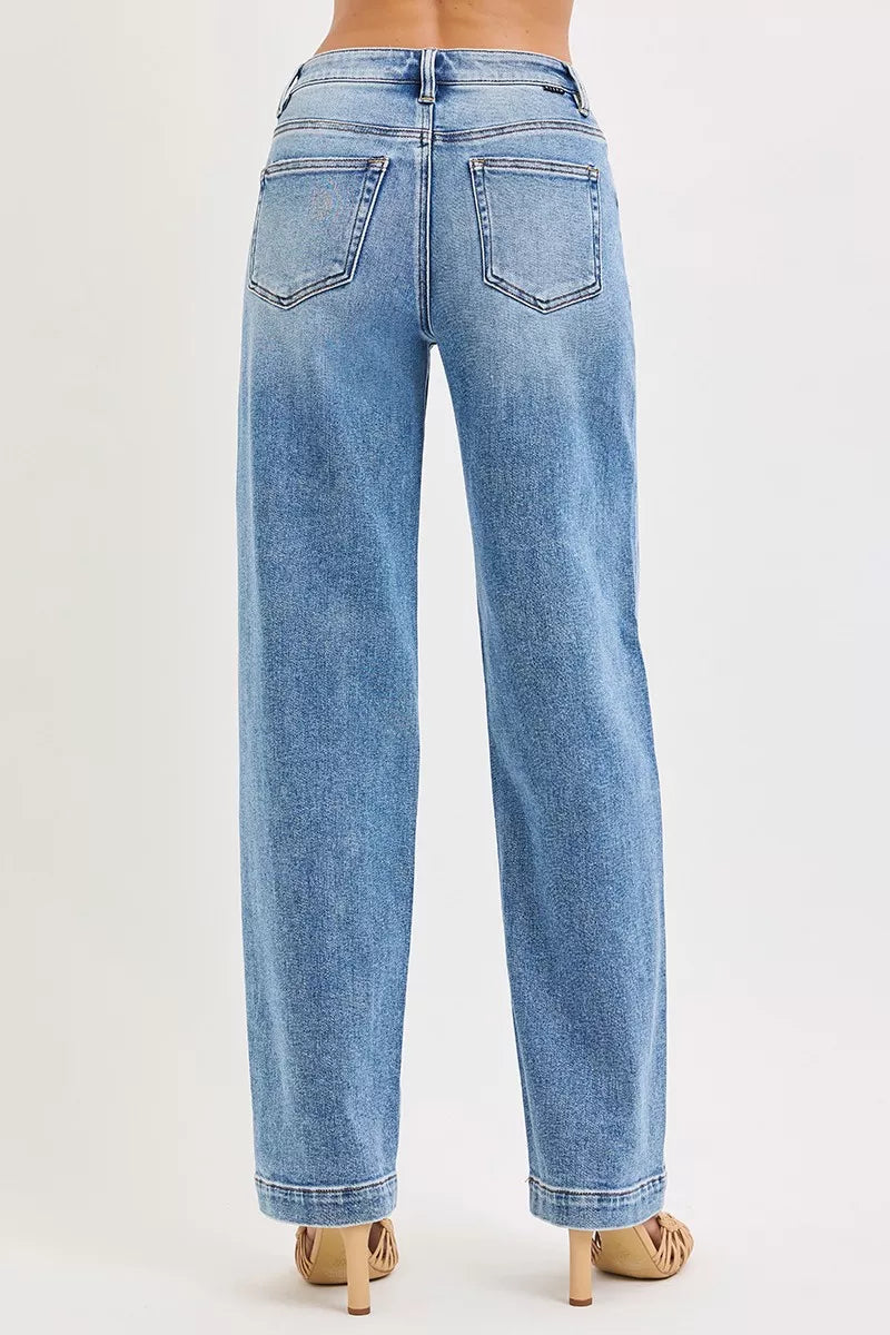 High Rise Wide Baggy Jeans - Tigbul's Variety Fashion Shop