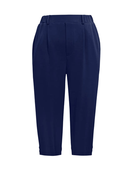 Pleated Detail Pants with Pockets - Tigbul's Variety Fashion Shop