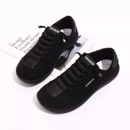 Contrast Lace Up Sneakers - Tigbul's Variety Fashion Shop