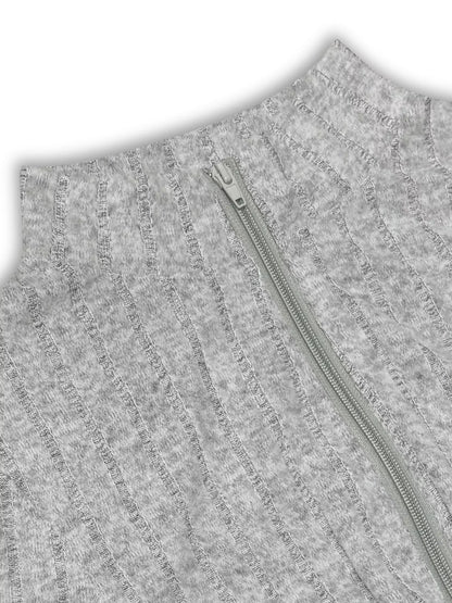 Ribbed Knit Crop Top and Flare Pants Set - Tigbul's Variety Fashion Shop