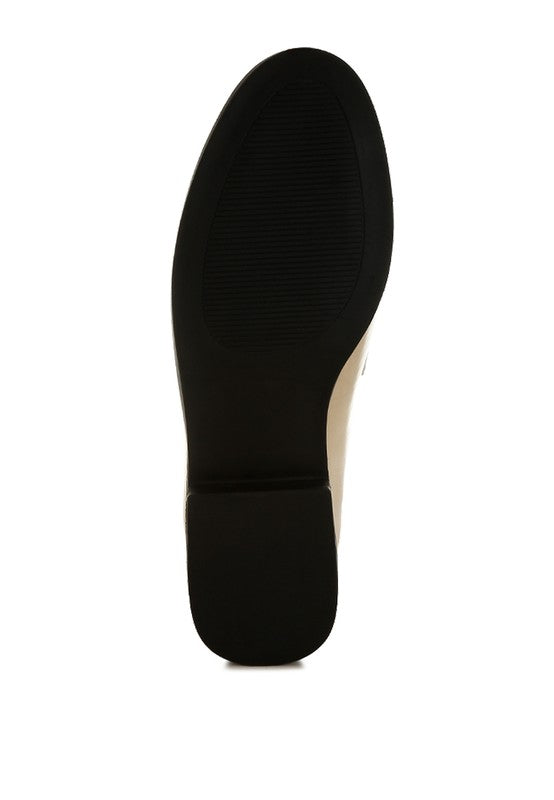 Dendron Diamante Horsebit Metallic Loafers - Tigbul's Variety Fashion Shop