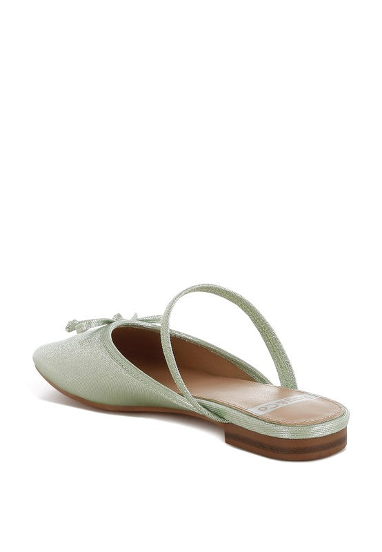 Opalia Glitter Ballet Mules - Tigbul's Variety Fashion Shop
