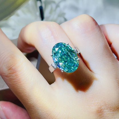 5 Carat Moissanite 925 Sterling Silver Ring - Tigbul's Variety Fashion Shop