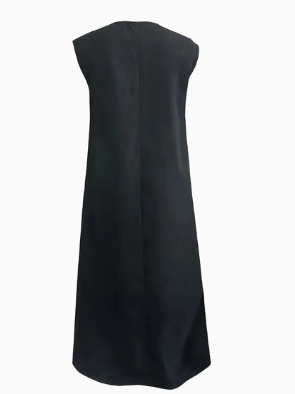 V-Neck Sleeveless Maxi Tank Dress - Tigbul's Variety Fashion Shop