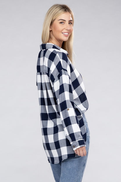 Classic Plaid Flannel Shirt - Tigbul's Variety Fashion Shop