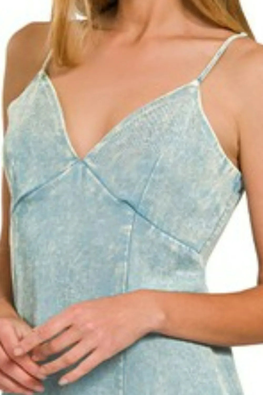 Tencel Mineral Washed Maxi Dress - Tigbul's Variety Fashion Shop