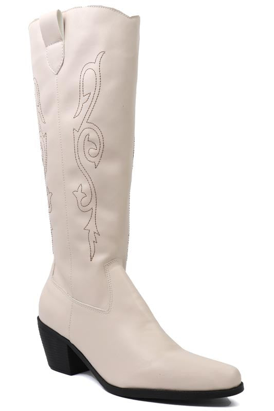 Beautiful Western Style Tall Boots - Tigbul's Variety Fashion Shop