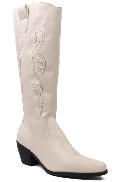 Beautiful Western Style Tall Boots - Tigbul's Variety Fashion Shop