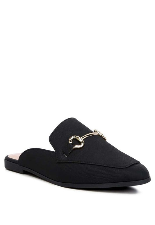 Horsebit Slip On Mules - Tigbuls Variety Fashion